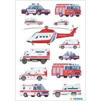 Herma Sticker DECOR Blaulicht Fahrzeuge 1 Bl