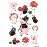 Herma Sticker DECOR Glückbringer beglimmert 1 Bl