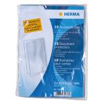 Herma 10er PG Ausweishülle klappbar PP transparent...