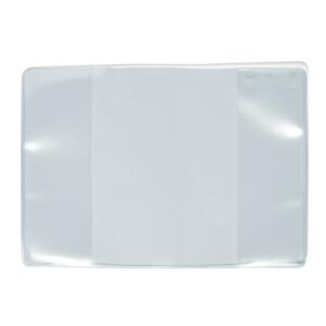 Ausweishülle klappbar PP transparent 80 x 113 mm für Din A7 10 Stück