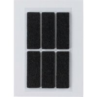 Herma Filzgleiter 15 x 45 mm schwarz 8 Stück