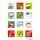 Herma Sticker DECOR Weihnachten Adventskalenderzahlen Kinder beglimmert 2 Bl