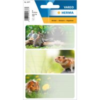 Herma Schuletiketten 76 x 35 mm Nagetiere 3 Bl 9 Etik.