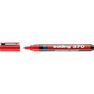 Edding 370 Permanentmarker - 1 mm, rot