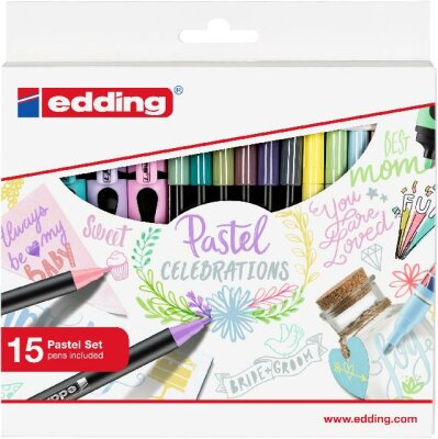 Edding Glasmarker 95 1er-Blister schwarz