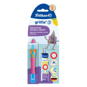 Pelikan Bleistift griffix B2LPL LovelyPink für Linkshänder Faltschachtelbliste
