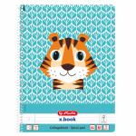 Herlitz Spiralblock A4 Lineatur 27 Cute Animals Tiger