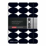 Herlitz Notizheft flex A5/40 Blatt punkt. Just Black FSC Mix
