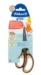 Pelikan Schulschere griffix SC1LS NeonBlack links, spitz,...