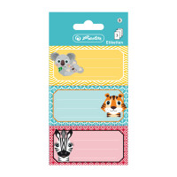 Herlitz Buchetiketten Cute Animals FSC 3 Bogen á 3...