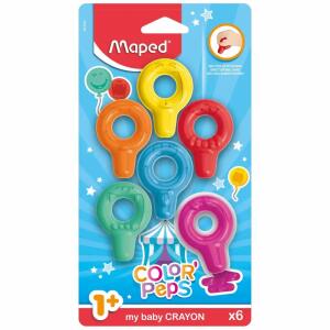 Wachsmalringe 6ST Baby sortiert MAPED M863806 Color Peps