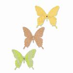 RIFFELMACHER  Schmetterlinge mit Clip  9cm 3er, aus...