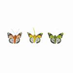 RIFFELMACHER  Schmetterlinge mit Clip  5cm 3er,...