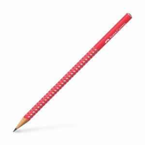 Faber Castell Bleistift Sparkle B candy cane red