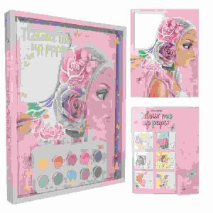 DEPESCHE VERTR.  Colour me up Paper  TOPModel, mit Pinsel & Farbpalette, Depesche