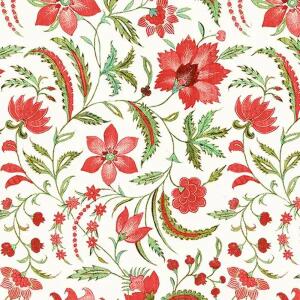 BRAUN & COMPANY  Servietten 33x33cm  Paisley Flower koralle, 3-lagig, 20 Stück, Atelier, Braun & Company