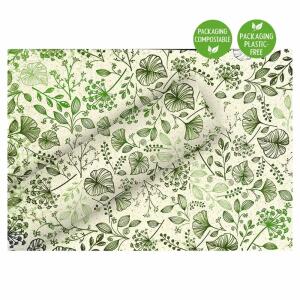 BRAUN & COMPANY  Geschenkpapier 70cmx1,5m  Botanic Mix, Graspapier, By nature, Braun & Company