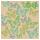 BRAUN & COMPANY  Servietten 33x33cm  Melody natur-blau, 3-lagig, 20 Stück, recyceltes Tissue, Farben auf, Wasserbasis, By Nature, Braun & Company