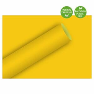 BRAUN & COMPANY  Geschenkpapier 70cmx2m  Uni Duo gelb/lime, Kraftpapier, By nature, Braun & Company