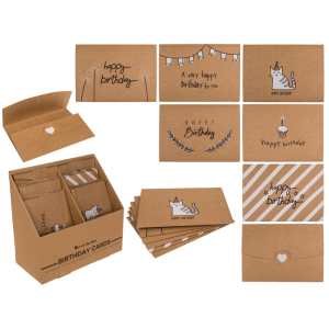 OOTB Kraftpapier Geschenkkarte 2 in 1