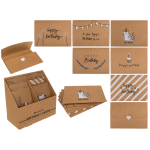 OOTB Kraftpapier Geschenkkarte 2 in 1