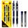 IDENA  Idena Druckbleistift 2er  0,5mm und 0,7mm + Refills, 2 Minenstärken: 0,5 mm und 0,7 mm,, Härtegrad HB, mit Radiergummi am Stiftende,, inkl. 2 Minendosen mit jeweils 12 Ersatzminen