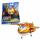 Super Wings EU750231 - Transformations-Flugzeug Golden Boy, ca. 17 cm große Spiel-Figur für Kinder, verwandelbares Spielzeug-Flugzeug und Roboterfigur