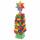GIOBAS  Windmühle D20x76cm bunt  5fach sortiert, auf Holzstab, Durchmesser 20 cm, Höhe 76 cm,, Giobas