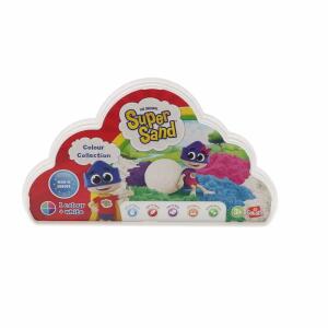 Super Sand 918121012 Colores La Arena Mágica para modelar Farben (Surtido) Magischer Sand zum Modellieren, bunt