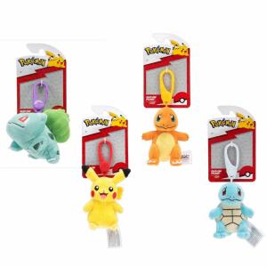 Pokémon Clip-On Plüsch 9cm sortiert, mit dem praktischen Rucksack-Clip,, ab 2 Jahren