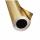 folia R 11 m - Alufolie auf Rolle, doppelseitig kaschiert, ca. 50 cm x 10 m, gold / gold matt - ideal zum Basteln und Verpacken