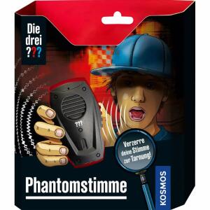 KOSMOS 630614 Die drei ??? Phantomstimme, Aufnahmegerät mit Stimmenverzerrer, Detektivspielzeug, Detektiv Ausrüstung, Detektiv Set, Mitbringsel Kindergeburtstag, Geschenk für Kinder ab 8 - 12 Jahre