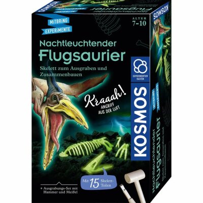 Mitbringspiel Nachtleucht. Flugsaurier KOSMOS 636166 Experiment