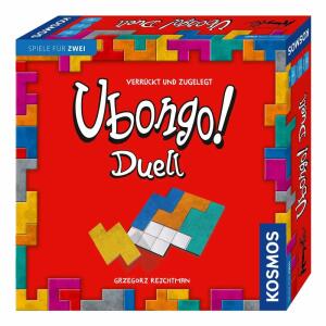 KOSMOS 683184 Ubongo! Duell, Das bekannte Legespiel als Duell, Brettspiel für 2 Personen, ab 8 Jahre, Familienspiel, Gesellschaftsspiel, Geschenk, Mitbringsel für Kinder und Erwachsene