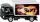 siku 1107, LKW mit Kofferaufbau Sixt, Spielzeug-LKW, Metall/Kunststoff, Schwarz/Weiß, Heckklappe zum Öffnen, Drachen-Motiv