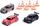 siku 6331, Geschenkset Race, Mercedes-AMG GT4, Audi RS 5 Racing und BMW M4, Inkl. 6 Pylonen, Spielzeug-Autos, Metall/Kunststoff, Multicolor, Mit Sportfelgen und Heckflügeln