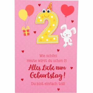Zahlenkarte Motiv 4, Depesche