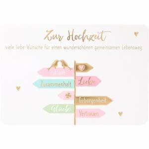 Klappkarte Kunterbunt Motiv 3, Depesche