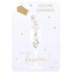 Klappkarte Kunterbunt Motiv 58, Depesche
