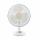 Tischventilator D40cm 3 Stufen 45W weiß, mit Rotorfunktion, 150cm Kabellänge, 220-240V,