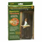 Fliegengitter T?rvorhang Magnetic 100 x 210 cm schwarz
