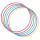 Idena Hula-Hoop-Reifen 60cm 6fach sortiert, sortiert in blau, fuchsia, gelb, grün, rosa und rot,, ab 18 Monaten