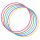 Idena Hula-Hoop-Reifen 80cm 6fach sortiert, sortiert in blau, fuchsia, gelb, grün, rosa und rot,, ab 18 Monaten