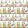 Servietten 24x24cm Cocktail Bar, 3-lagig, 20 Stück, ti-flair