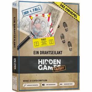 Hidden Games Tatort Ein Drahtseilakt, 4. Fall, für 1 bis 6 Spieler, ab 14 Jahren,, Pegasus Spiele