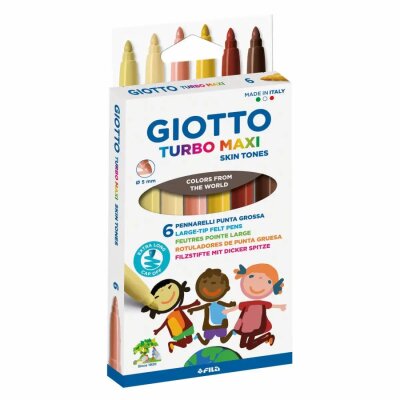 Giotto F527000 Turbo Maxi Skin Tones