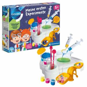 Clementoni 59266 Galileo Lab – Meine ersten Experimente, spannende Versuche für Vorschulkinder, Experimentieren mit Farben, Gewichten & Maßen, für kleine Forscher ab 5 Jahren