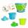 Toi-Toys wiederverwendbare Wasserbomben für Wasserschlacht - Wasserbälle Set mit 2 Eimern - blau und grün - Wasser-Softball - 10 Stück