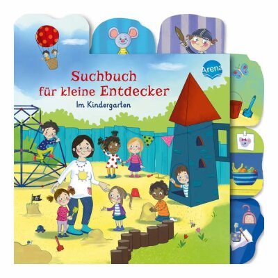 Suchbuch für kleine Entdecker. Im Kindergarten: Erster Suchspaß ab 18 Monaten [Board book] Sauter, Sabine