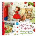 Ausmalen mit dem magischen Pinsel. Erdbeerinchen...